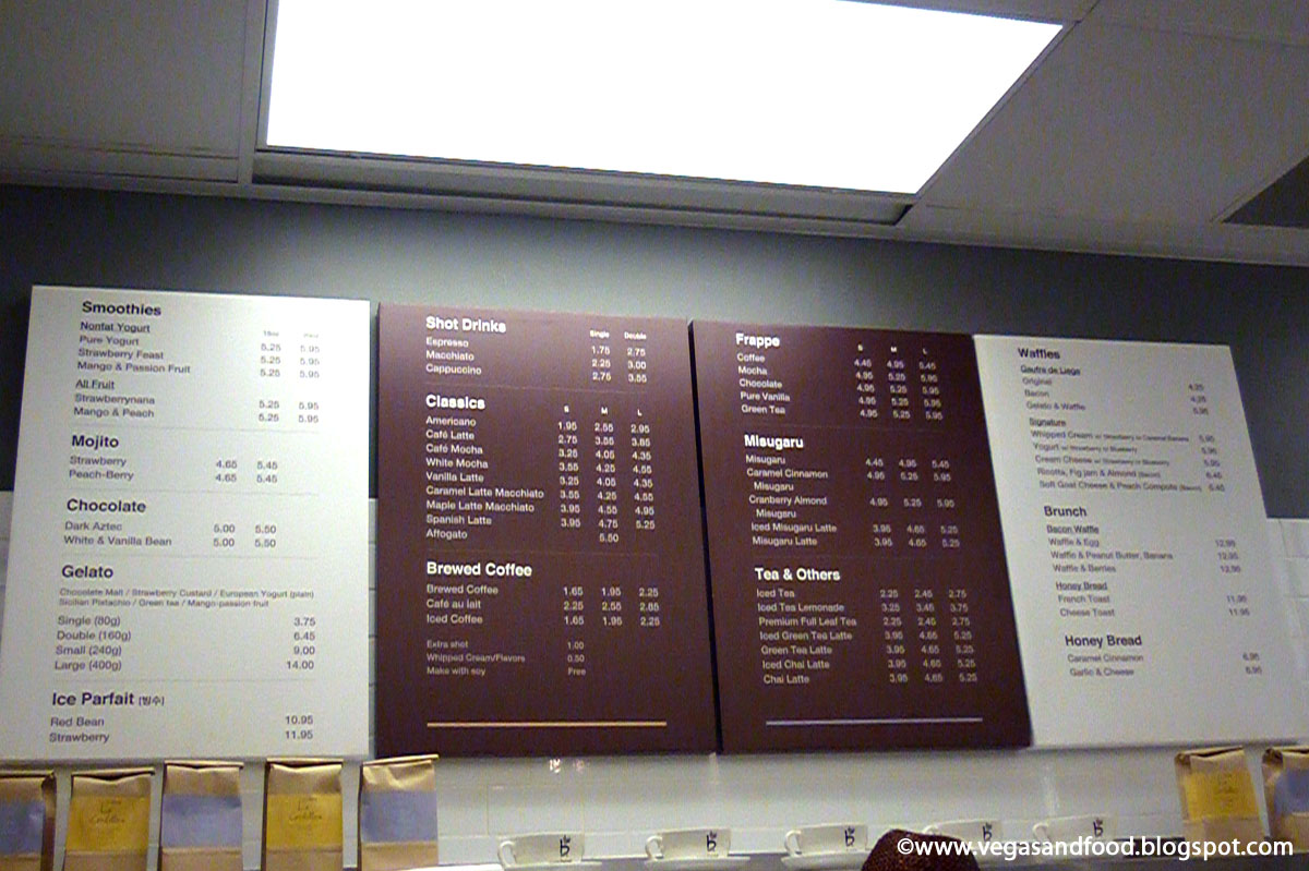 Caffe Bene Koreatown Vegas and Food