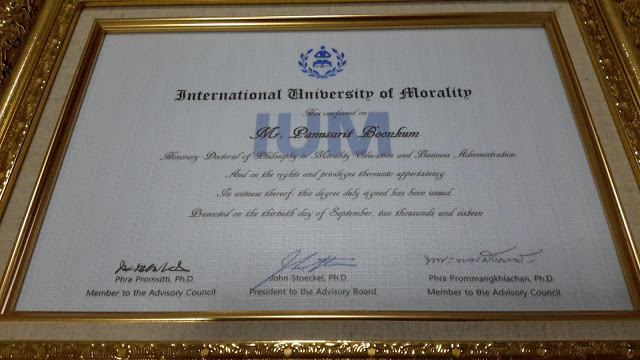 ... IUM : International University of Morality ...