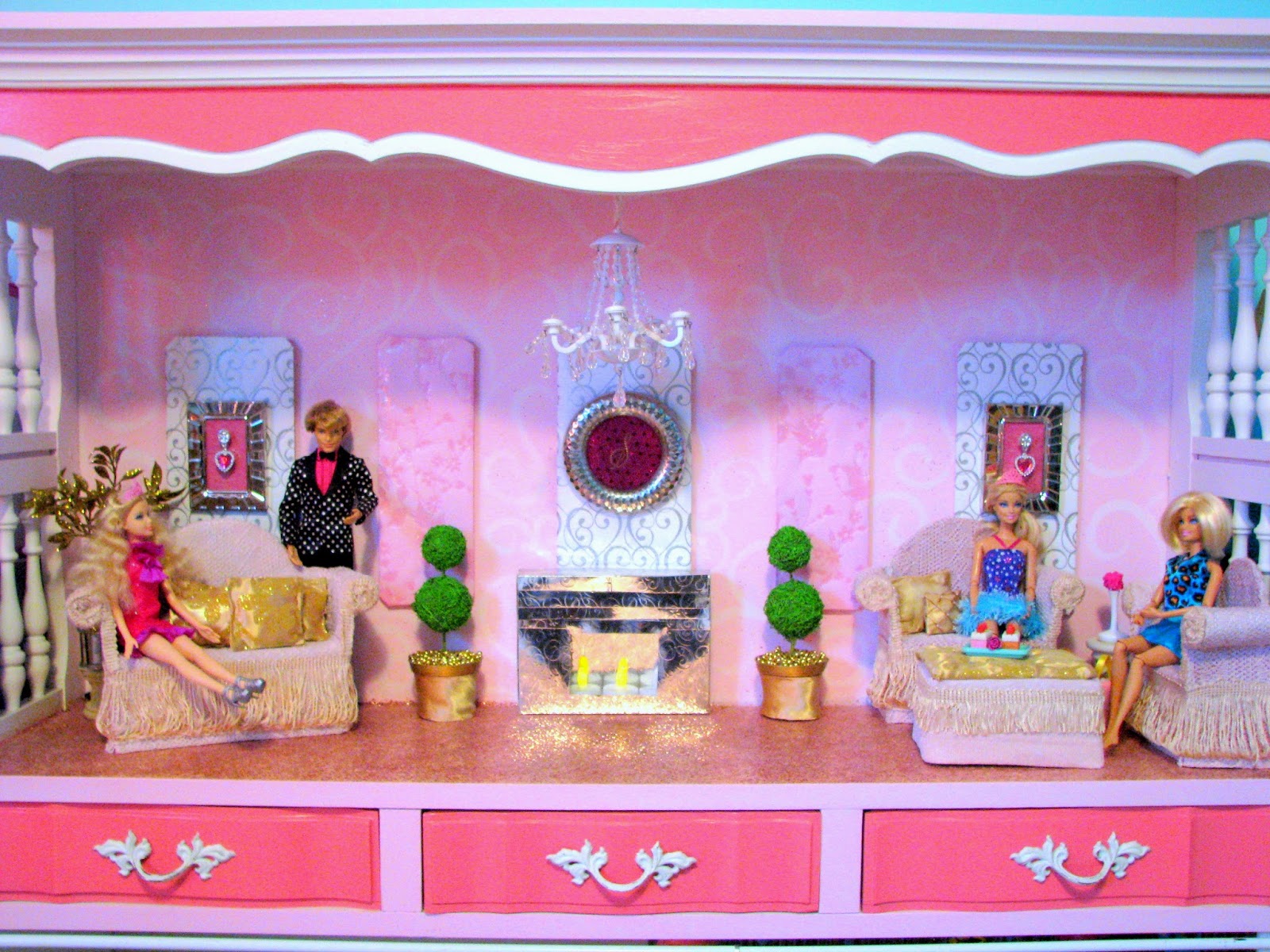 Storybook Cottage Barbie Diy Dream Ballroom Complete A Thrifty