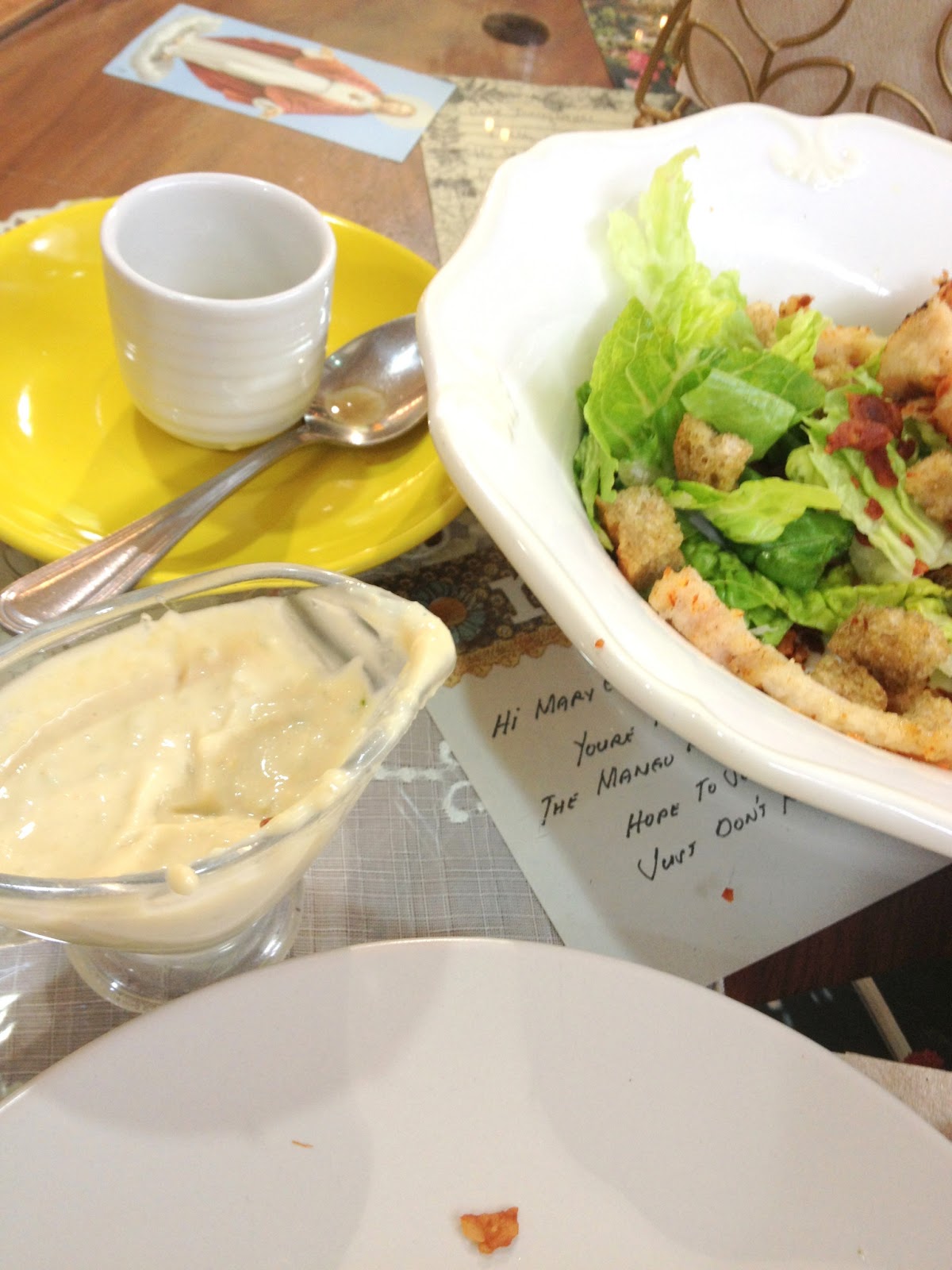 CMK EATS MARY GRACE CAESAR SALAD callmekristine