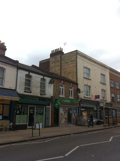 Ghost sign in Munster Road, London SW6