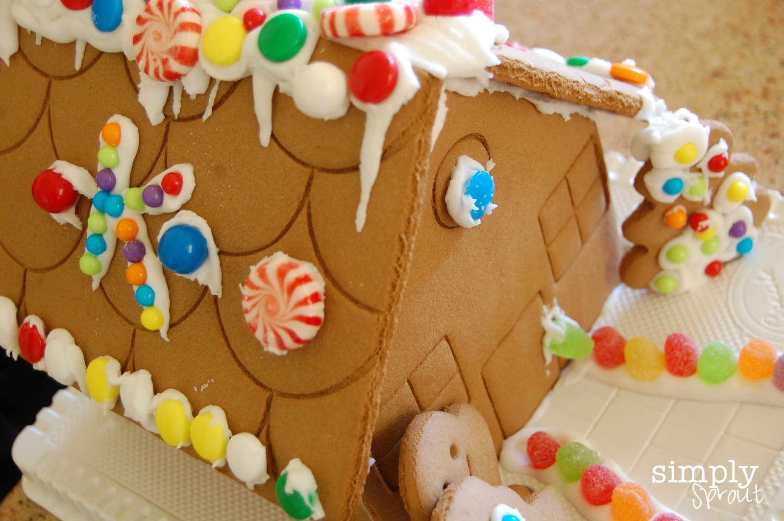 Month of JOY Gingerbread Houses Simply Sprout