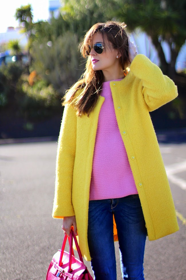 Marilyn's Closet FASHION BLOG Yellow Coat