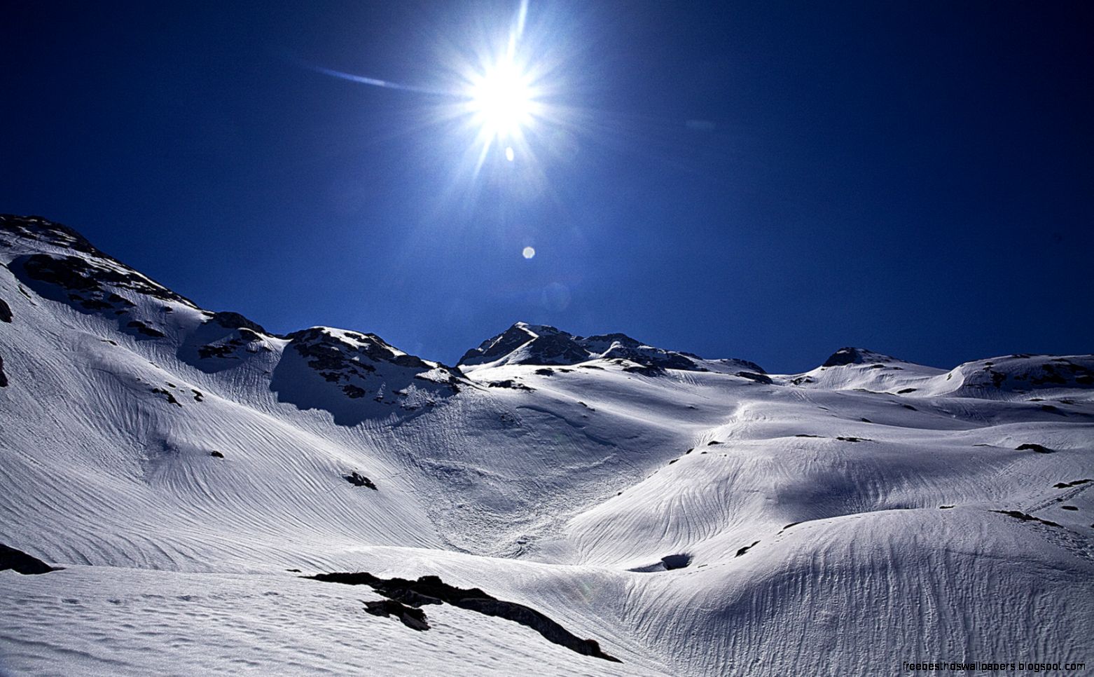 Mountains Snow Sun HD Wallpaper Mountains Snow Sun HD Wallpaper