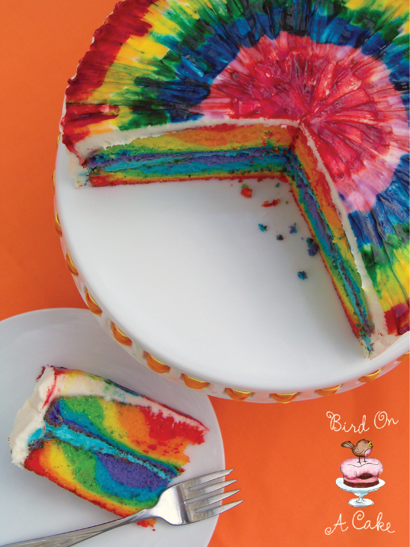 Tie dye cake image 2025761 on