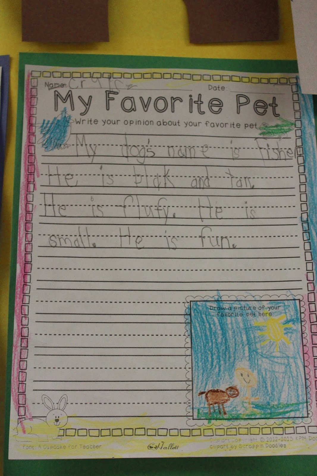 PATTIES CLASSROOM: Kids Write About Pets
