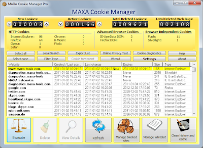MAXA Cookie Manager v5.2