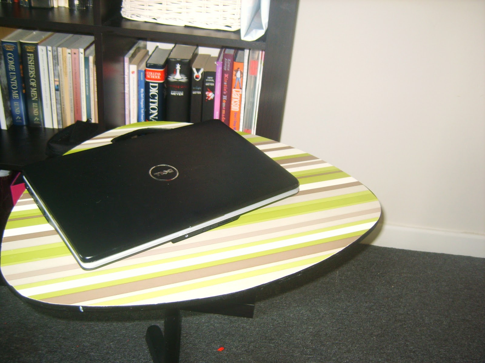 my handcrafted home Ikea Hack Laptop table