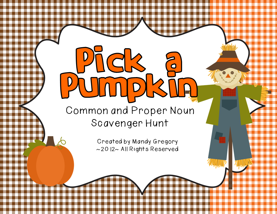 Winners AND a Pumpkin Scavenger Hunt Freebie! Mandy's Tips for Teachers