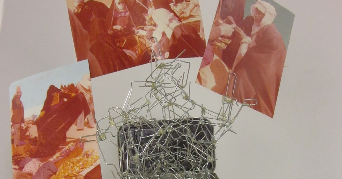 Apartment Art Paper Clip Sculpture