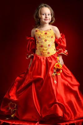 مجموعة ازياء اطفال باللون الاحمر Baby+Dresses-456