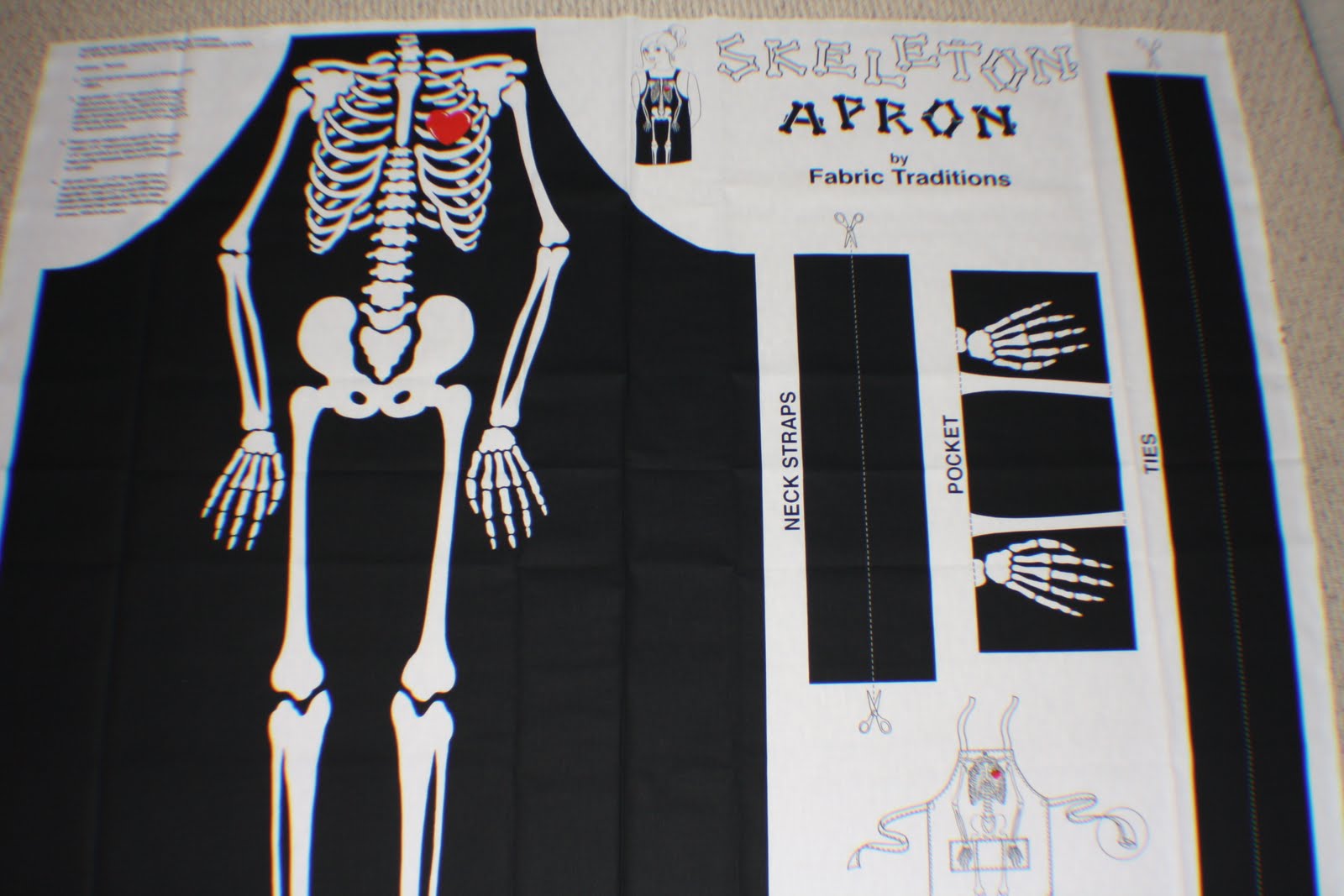 skeleton apron