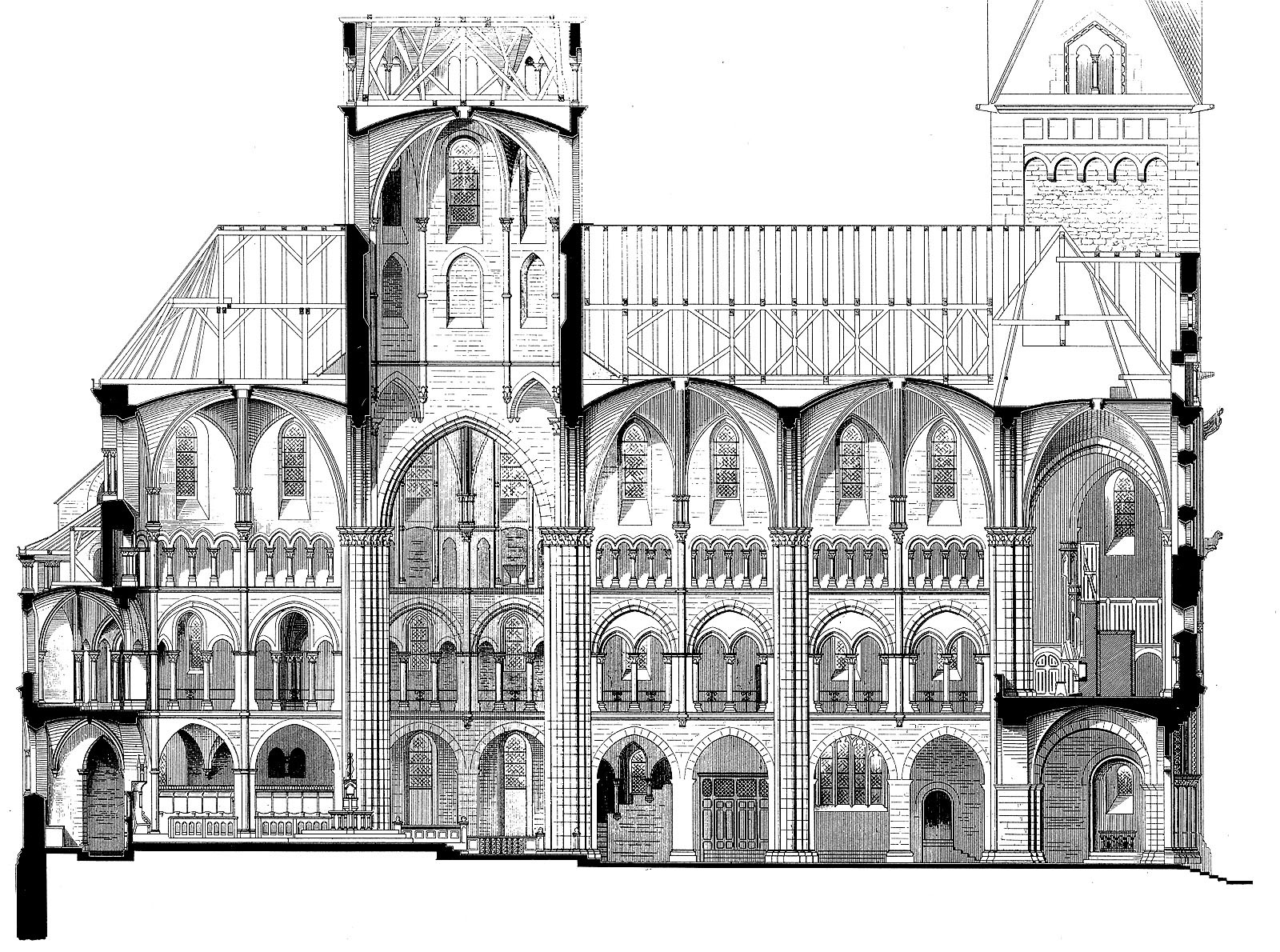 Flying buttress, The high and Cathedrals on Pinterest