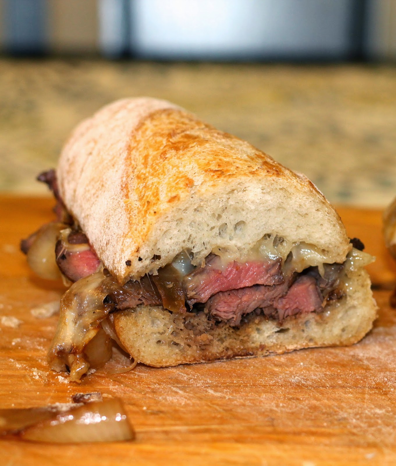 Young and Entertaining Filet Mignon Steak Sandwich