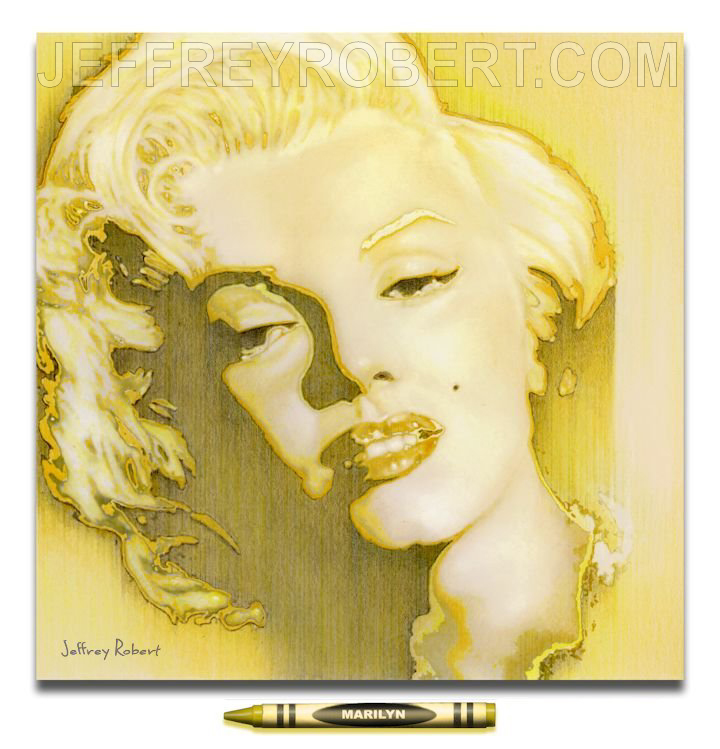 Jeffrey Robert The Crayon Artist® FAMOUS FACES CREATED WITH A BOX OF