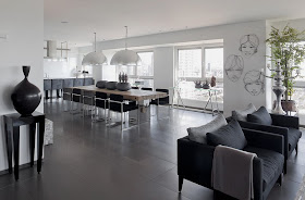 White and Gray Apartment Interior Design ~ Home Design