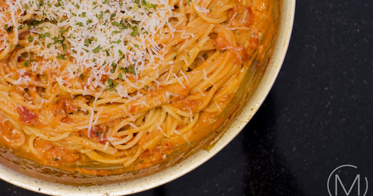 Creamy Pasta with Homemade Marinara Sauce [Recipe] Mersad Donko