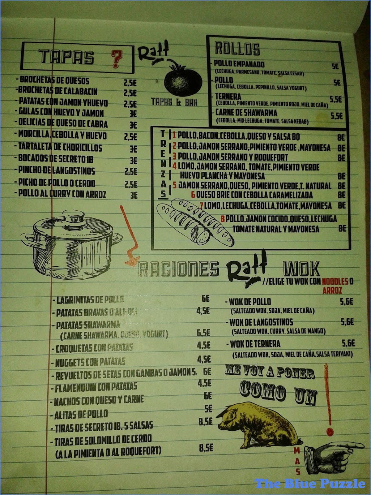 The Blue Puzzle Visita a Raff Tapas & Bar