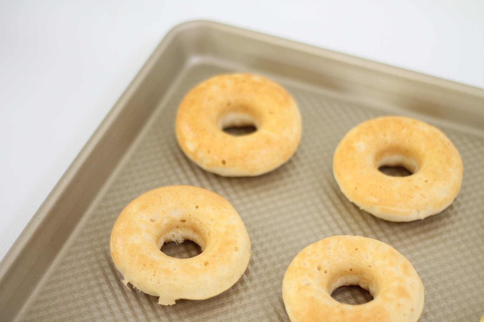 Homemade Baked Doughnuts with Chocolate Icing & Sprinkles