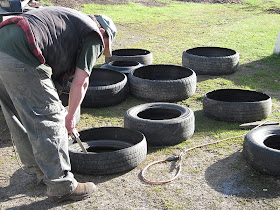 Rural Revolution: The beginning of a tire garden