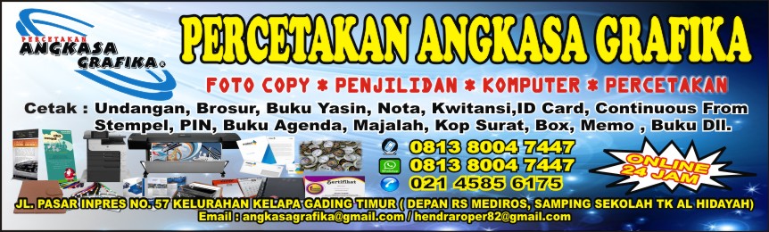 Jasa print Murah dan Jasa Fotocopy Murah Layanan 24 Jam Jakarta Utara