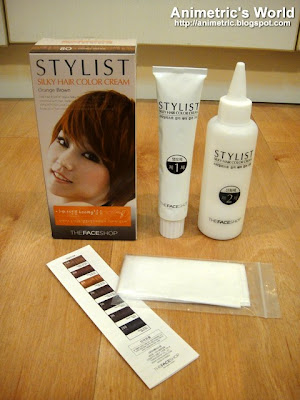 The Face Shop Stylist Silky Hair Color Cream in Orange Brown