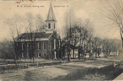 bunker hill illinois church postcards past
