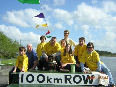 Donnaca's 100km row in 2008