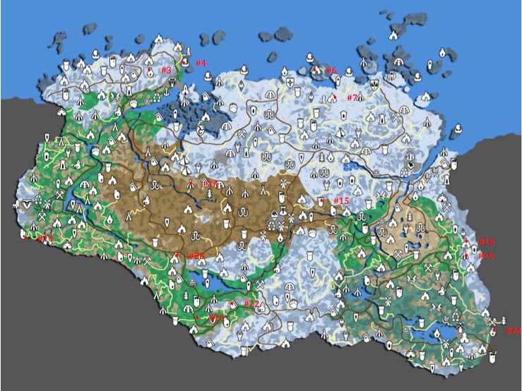 Rouge's Skyrim Guide Thieves Guild Quest No Stone Unturned (Map