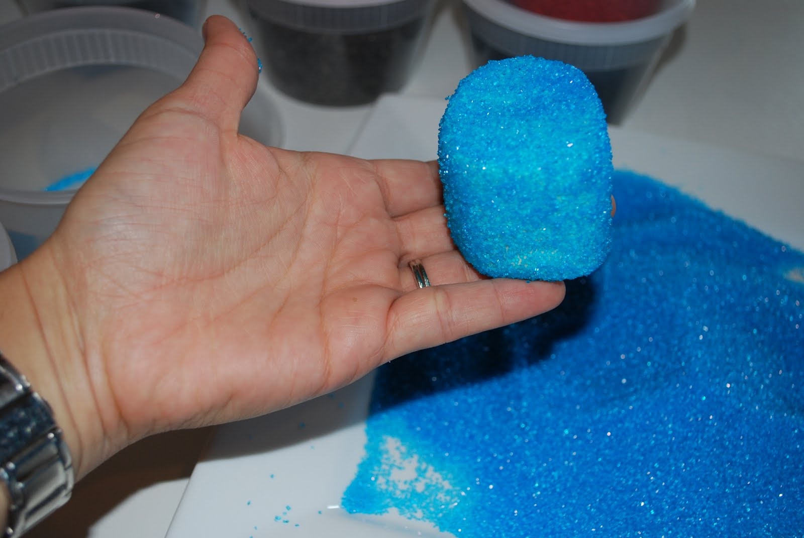 How to make Sugar Crystals to stick to Marshmallows