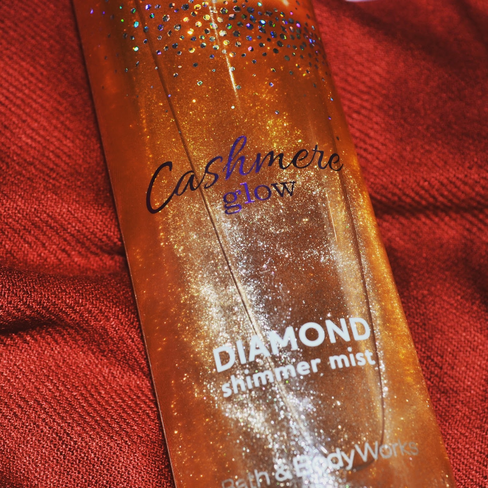 All Things Pretty Cashmere Glow Diamond Shimmer Mist Bath and Body Works