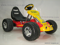 1 Mobil Mainan Aki Junior TR6628 GoKart dengan Kendali Jauh