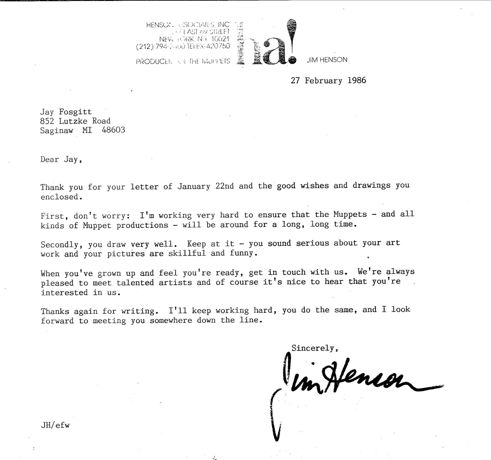 CUTE AND CREEPY The blog of cartoonist Jay P. Fosgitt Years later