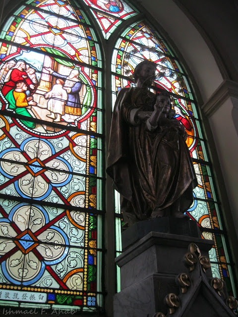 St. Joseph and the young Jesus in Kalawar Church