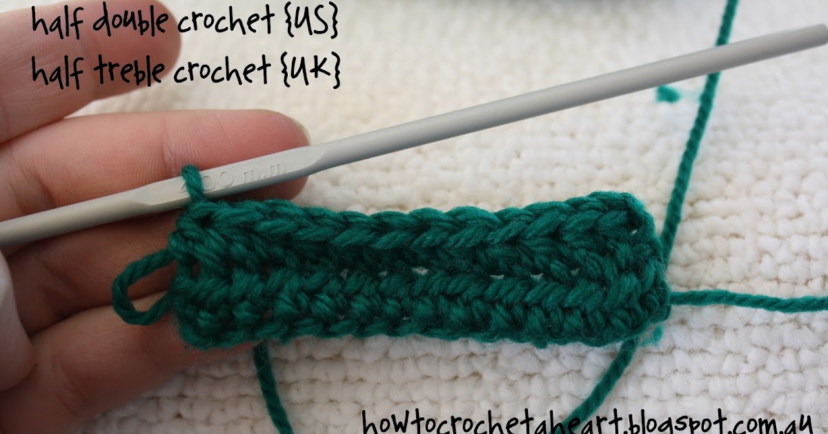 How To Crochet a Heart {crochet basics} Half Double Crochet/ Half