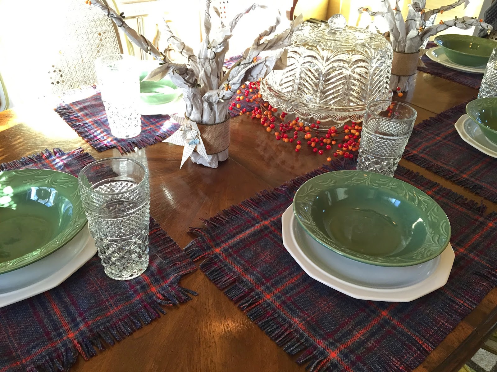 . How To Make Easy Table Place Mats for Cheap