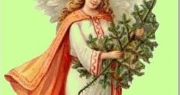 Christmas cards victorian angel holy card flickr angels posters catholic past postcards ak0 All About Christmas: MORE ANGEL GREETING CARDS