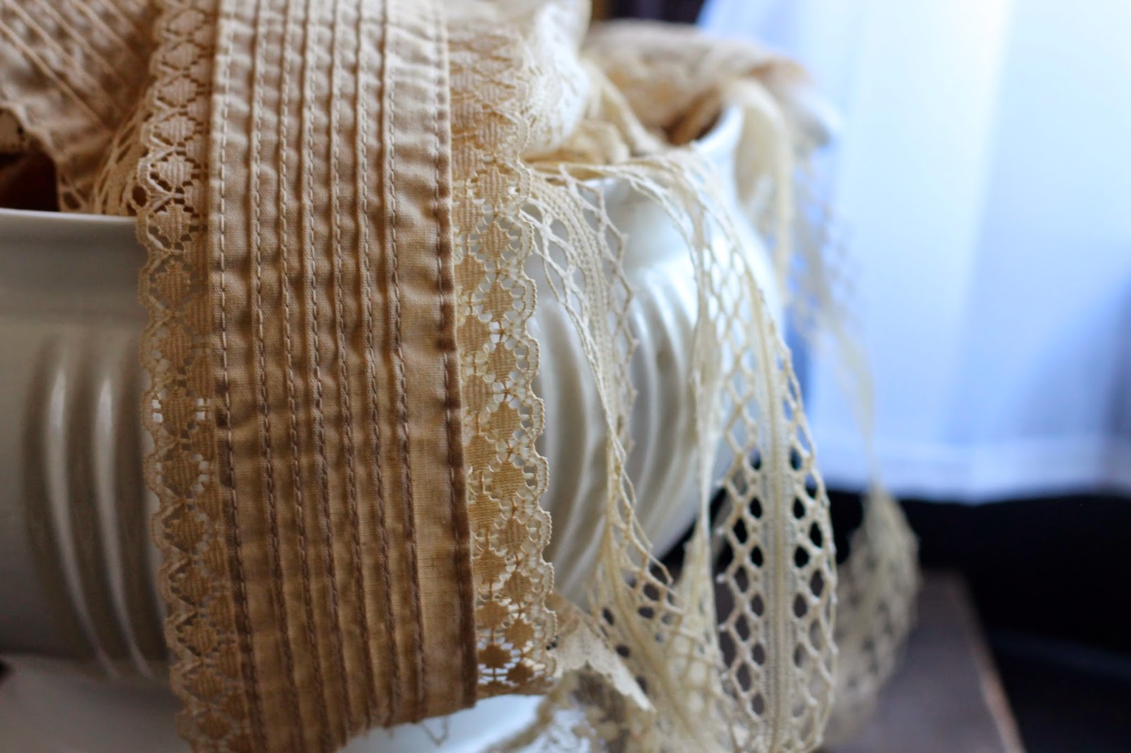 Where Your Treasure Is How to "Tea Dye" Lace