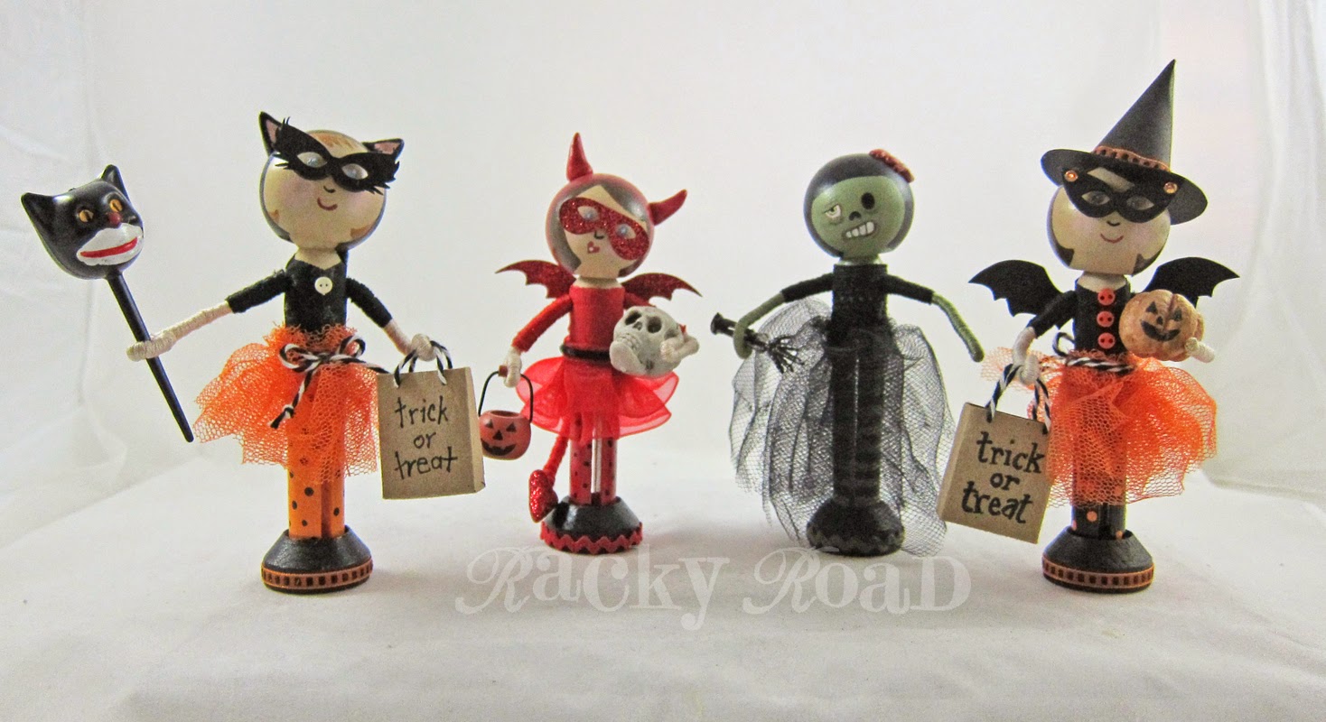 halloween peg dolls