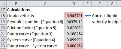 curve system pump equation haaland calculations excel reynolds ensure 2500 greater than number