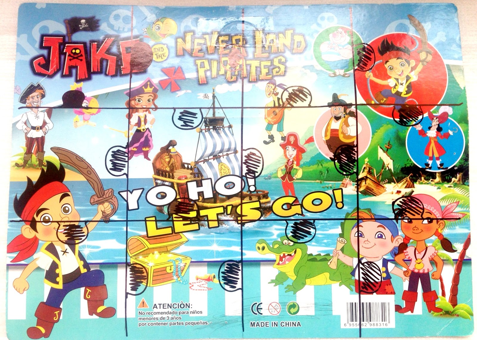 rompecabezas reciclado