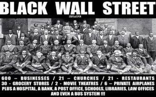 The BOBSA Connection: Black Wall Street: Now and Then