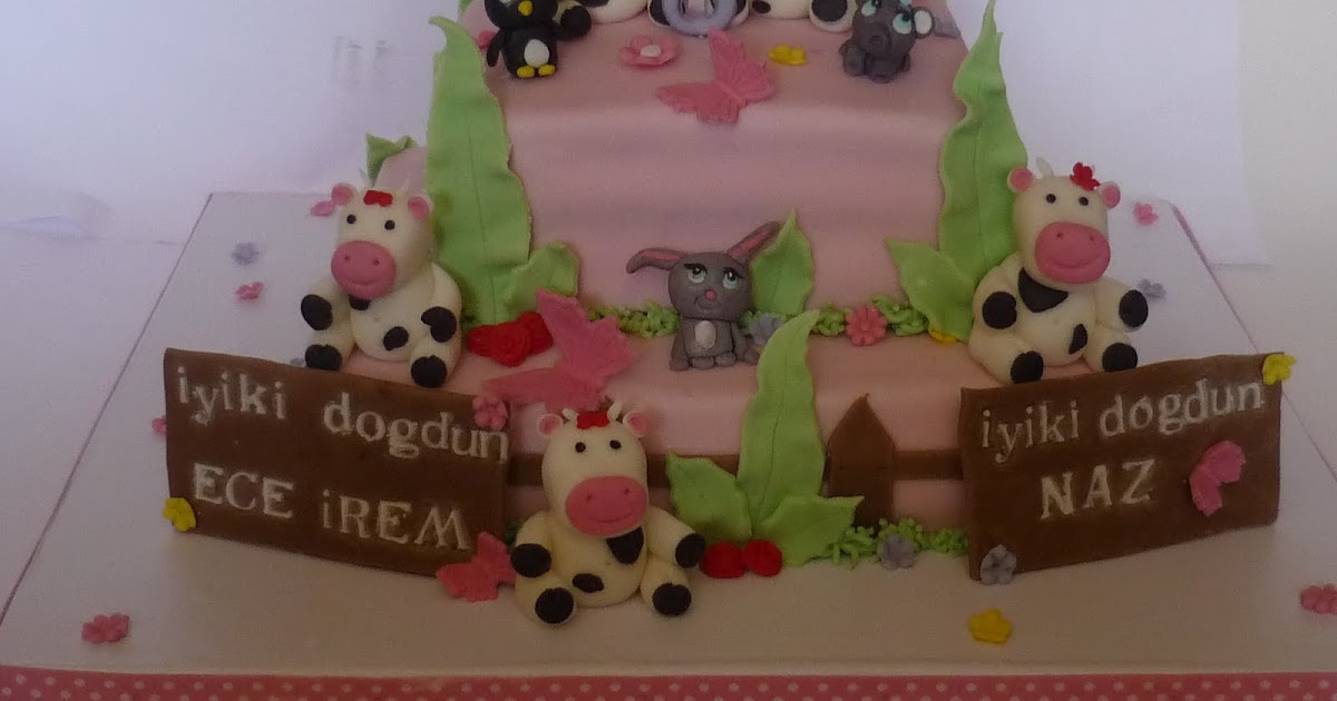 PASTARTA ECE İREM ve NAZ�ın İnekli, Minişli Sevgi Pastası