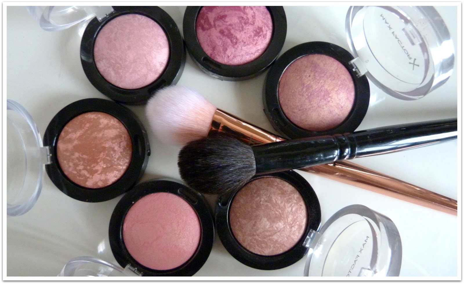 Review & Swatches Max Factor Creme Puff Blush Collection Makeup Over