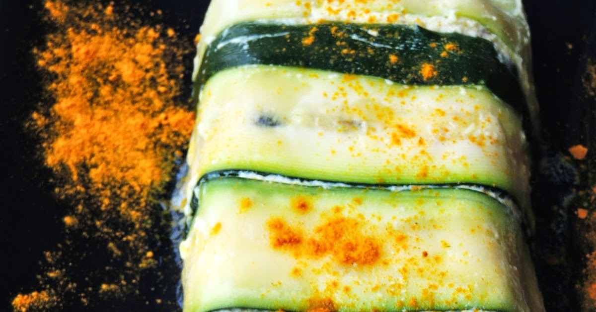 Terrine de courgettes et poissons au curcuma