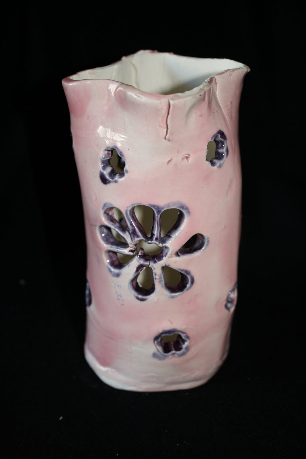 Children's Summer Arts and Crafts Glazed Ceramic Candle Holders