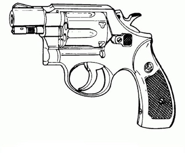 COLOREA TUS DIBUJOS: Revolver para colorear y pintar