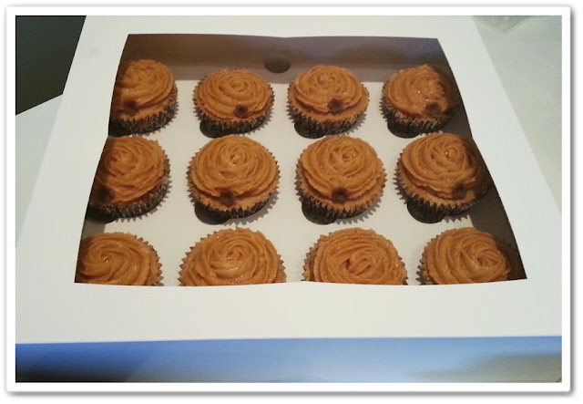 Cupcakes de vainilla con dulce de leche 1