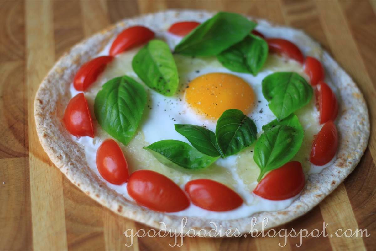 GoodyFoodies Recipe Quick & Healthy Breakfast Pizzas