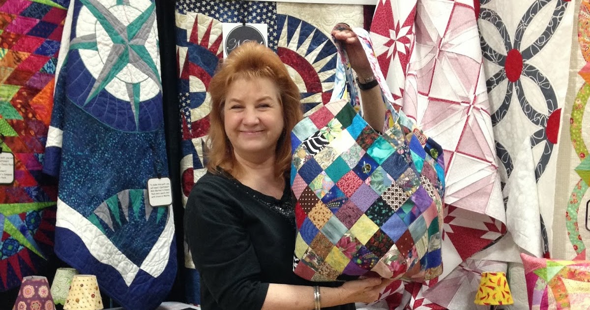 Quiltsmart Printed Interfacing Mondo Bag Spotted in Puyallup!